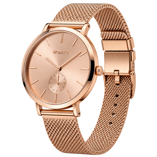 Relógio Feminino Mesh Elegante | Aço Inoxidável